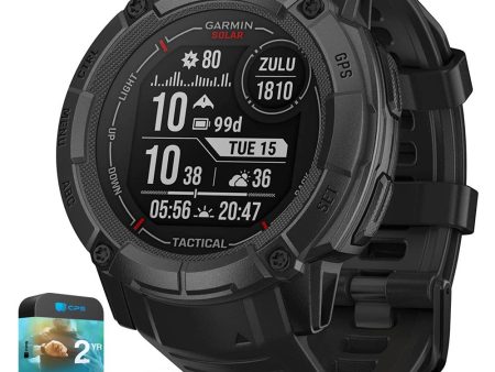 Garmin Instinct 2X Solar GPS Smartwatch Tactical Edition Black + 2 Year Warranty Fashion