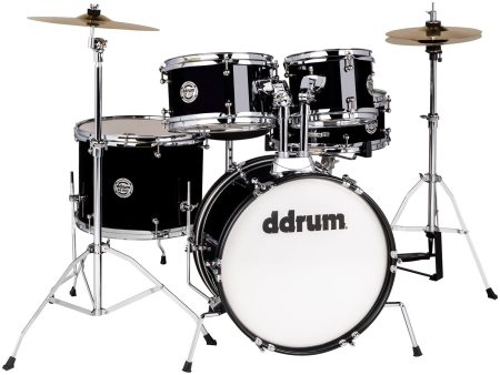 DDRUM D1 Junior Complete Drum Kit with Throne, Midnight Black - D1 516 MB For Discount