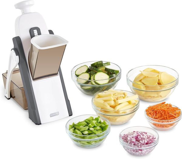 Dash Safe Slice Mandoline Slicer, Dicer for Vegetables with Thickness Adjuster Online now