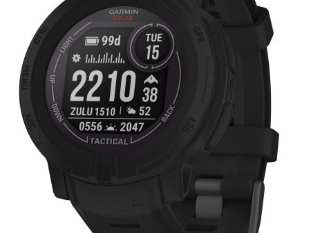 Garmin Instinct 2 Solar Smartwatch, Tactical Edition, Black Hot on Sale