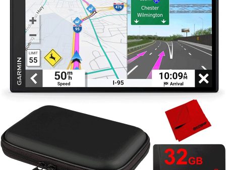 Garmin DriveSmart 76 7  Car GPS Navigator (010-02470-00) Bundle with 10  Hard EVA Case Online now