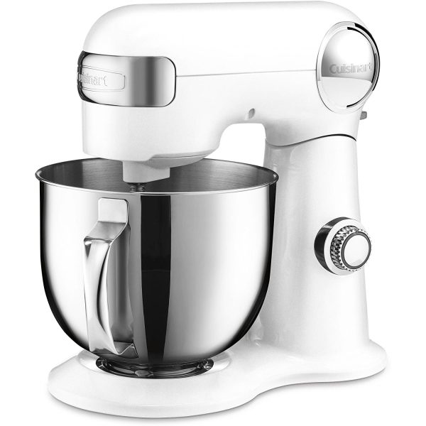 Cuisinart Precision Master 5.5-Quart Stand Mixer, White Linen SM-50 + Deco 12Pcs Knife Set on Sale