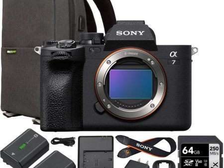 Sony a7 IV Mirrorless Full Frame Camera Body Kit + 2 Battery Content Creator Bundle Online now