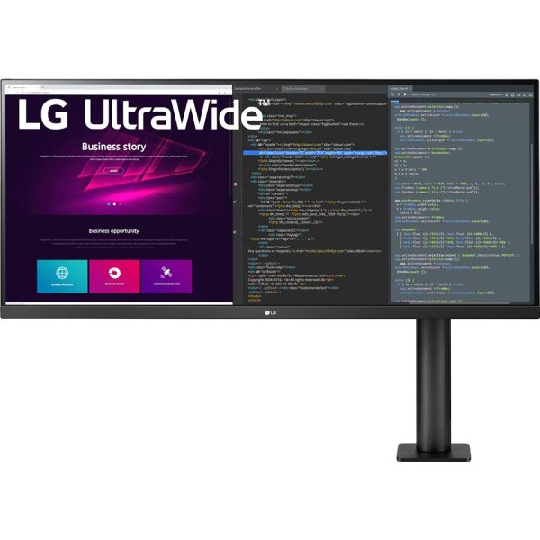 LG 34  21:9 UltraWide QHD 3440x1440 Ergo IPS HDR Monitor 34WN780-B - Refurbished Supply