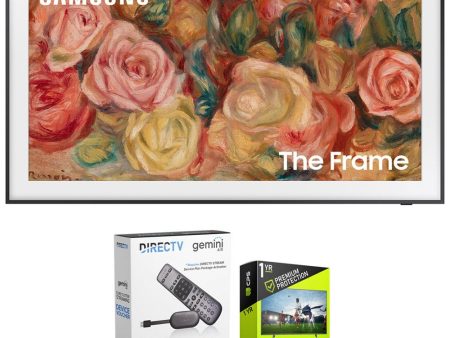 Samsung 75  The Frame QLED 4K TV (2024) Bundle with Redeemable DIRECTV Gemini Air Fashion