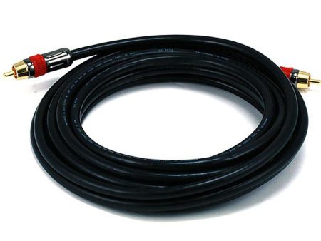 Monoprice 15FT High-Quality Coaxial Audio Video RCA CL2 Rated Cable 75ohm - 6306 Supply