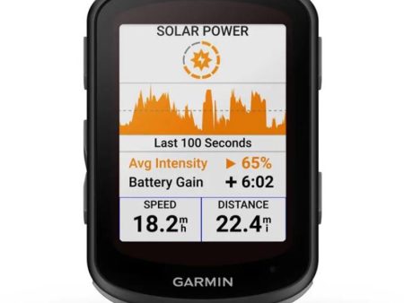 Garmin Edge 540 Solar, Compact GPS Cycling Computer, Device Only (010-02694-20) Fashion