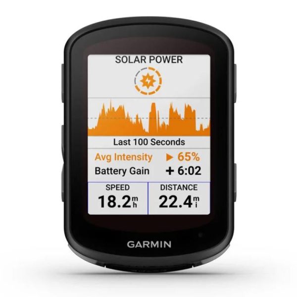 Garmin Edge 540 Solar, Compact GPS Cycling Computer, Device Only (010-02694-20) Fashion