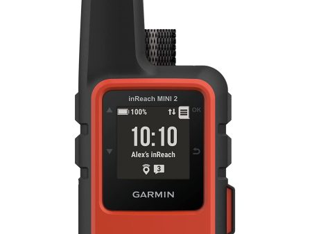 Garmin inReach Mini 2 Portable Satellite Communicator GPS Navigator - Flame Red Online Hot Sale