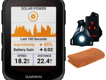 Garmin Edge 840 Solar, Compact GPS Cycling Computer, Device Only w  Accessories Bundle Online