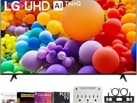 LG 50-Inch UT75 Series LED Smart TV 4K (2024) + Premiere Movies Streaming Bundle Sale