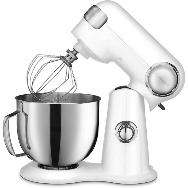 Cuisinart Precision Master 5.5-Quart Stand Mixer, White Linen SM-50 + Deco 12Pcs Knife Set on Sale