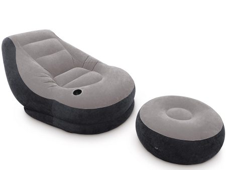 Intex Inflatable Recreation Ultra Lounge with Ottoman Supply