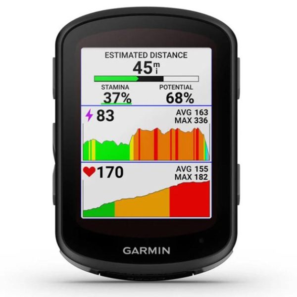 Garmin 010-02694-20 Edge 540 Solar, Compact GPS Cycling Computer +Deco Accessory Bundle Fashion