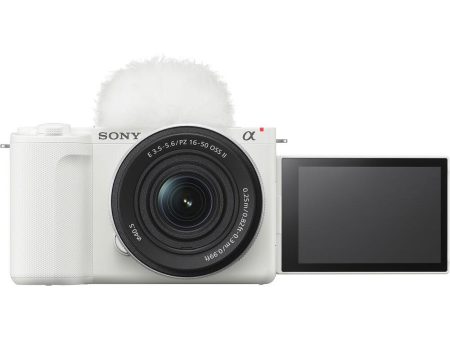 Sony Alpha ZV-E10 II Interchangeable Lens Mirrorless Camera w 16-50mm Lens (White) Supply