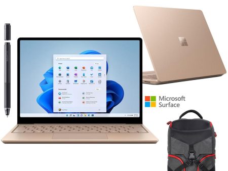 Microsoft Surface Laptop Go 2 12.4  Intel i5-1135G7 8GB 128GB Touch + Accessories Bundle Supply