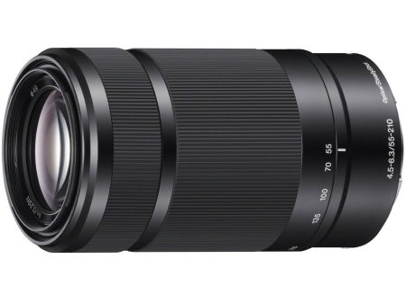 Sony SEL55210 - 55-210mm Zoom E-Mount Lens (Black) For Sale