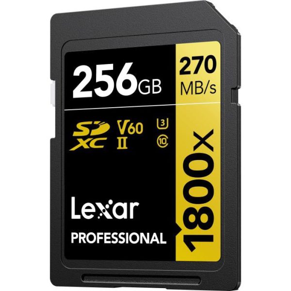 Lexar Professional 1800x SDXC UHS-II Card GOLD Series 256GB - (4-Pack) For Cheap