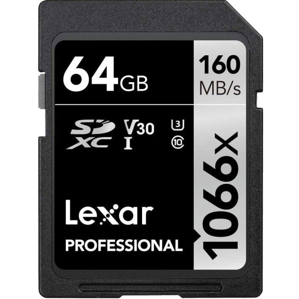 Lexar LSD1066064G 64GB SDXC 1066X Memory Card Bundle with Accessory Kit Discount