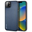 DUX DUCIS FINO Series Phone Case for iPhone 14 Plus 6.7 inch Ultra Slim Non-slip Woven Texture Back Cover Anti-fingerprint Phone Protective Shell Hot on Sale