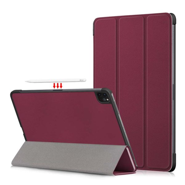 Tablet PU Leather Case Tri-fold Stand Case for iPad Pro 11-inch (2021) (2020) (2018) Air (2020) Air (2022) Supply