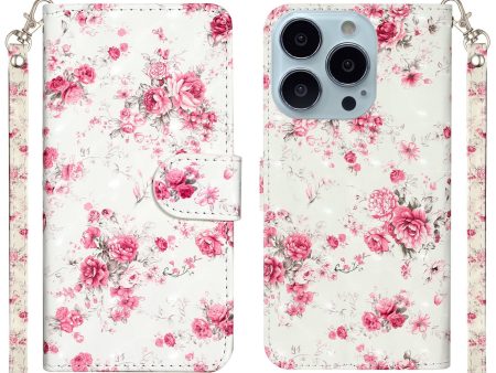 Anti-fall Pattern Printing Wallet Leather Phone Case Cover for iPhone 13 Pro Max 6.7 inch Cheap