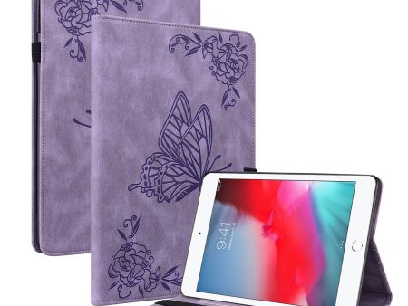 Shockproof Lightweight Tablet Cover Imprinted Butterfly Flower PU Leather Stand Cards Slot Case for iPad Mini   iPad Mini 2   iPad mini 3   iPad mini 4   iPad mini (2019) 7.9 inch Online Hot Sale