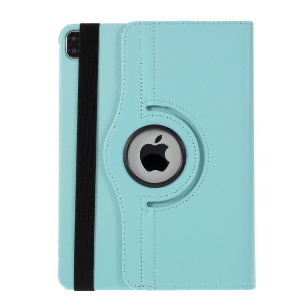 360 Degrees Rotating Stand Leather Case for iPad Air (2020) Air (2022) with Unique Circle Hollow Design For Discount