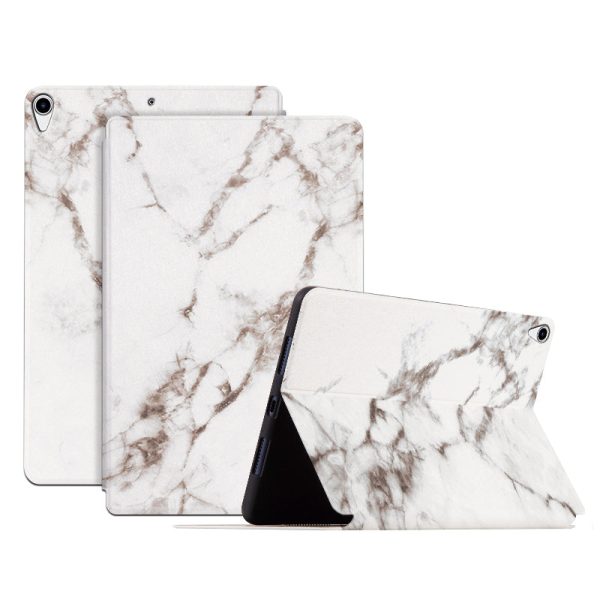 For iPad Air 10.5 inch (2019) iPad Pro 10.5-inch (2017) Anti-fall Anti-fingerprints Pattern Printing Tablet Case PU Leather + TPU Stand Cover Fashion