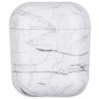 Water Transfer Printing Marble Pattern PC Case for Apple AirPods with Wireless Charging Case (2019) AirPods with Charging Case (2019) (2016) For Sale