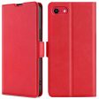 Ultra-thin Side Magnetic Clasp PU Leather Cover Phone Stand Case with Card Slot for iPhone SE (2022) SE (2020) 8 7 2020 Online Hot Sale