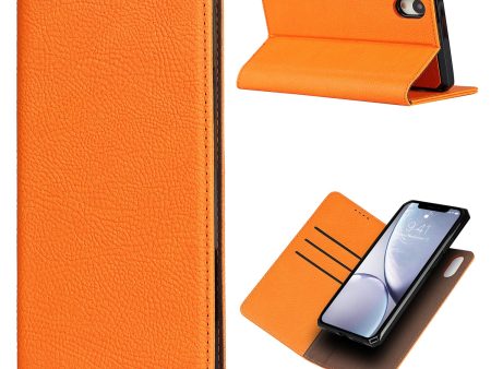 Litchi Skin Genuine Leather TPU Stand Shell for iPhone XR 6.1 inch Detachable 2 in 1 Case Hot on Sale