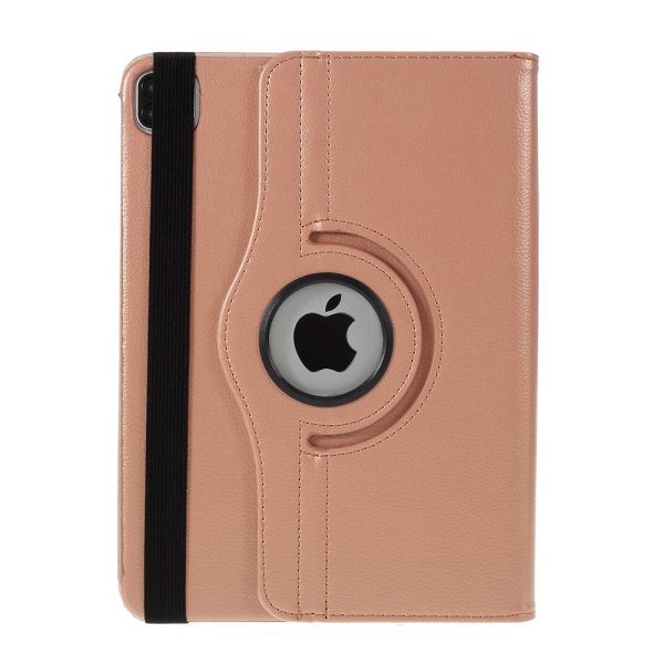 360 Degrees Rotating Stand Leather Case for iPad Air (2020) Air (2022) with Unique Circle Hollow Design For Discount