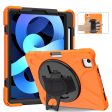 [Built-in Hand Holder Strap] 360Â° Swivel PC + Silicone Combo Kickstand Tablet Shell for iPad Air (2020) Air (2022) Pro 11-inch (2021)(2020)(2018) Discount