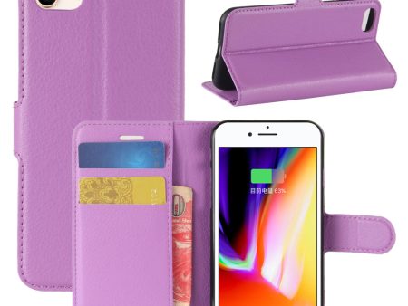 Stand Feature Litchi Skin PU Leather Wallet Magnetic Protective Cover for iPhone 7 8 4.7 inch SE (2020) SE (2022) Cheap