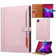 Full Protection PU Leather Wallet Stand Tablet Case with Pen Slot Design for iPad Pro 12.9-inch (2020) Sale