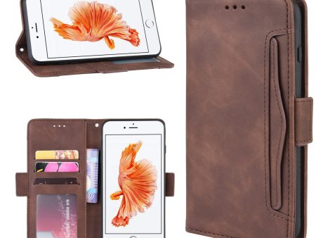 Leather Wallet Stand Phone Shell Cover with Multiple Card Slots Shell for iPhone 6 6s 4.7-inch Online