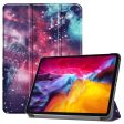 Pattern Printing Tri-fold Stand Case for iPad Pro 11-inch (2021), Folio PU Leather Auto Wake Sleep Cover with Pen Slot on Sale