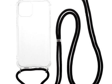 Anti-Drop TPU Bumper Frame Phone Case with Lanyard for iPhone 12 12 Pro Supply