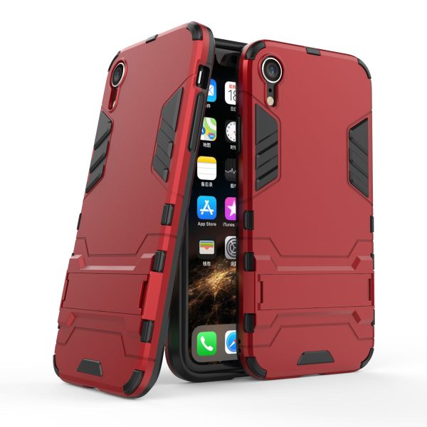 Cool Guard Plastic TPU Hybrid Phone Case with Kickstand for iPhone XR 6.1 inch Discount