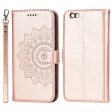 Anti-Collision R61 Texture Felled Seam PU Leather Pattern Imprinting Wallet Mobile Cover Shell for iPhone SE (2022) SE (2020) 8 7 Supply