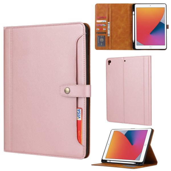 PU Leather Wallet Tablet Case with Pen Slot for iPad Air (2013) Air 2 9.7-inch (2017) 9.7-inch (2018) For Sale