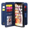 KT Multi-functional Series-1 10 Card Slots Wallet Leather Case Phone Protective Shell Cover with Stand for iPhone XR 6.1 inch Sale