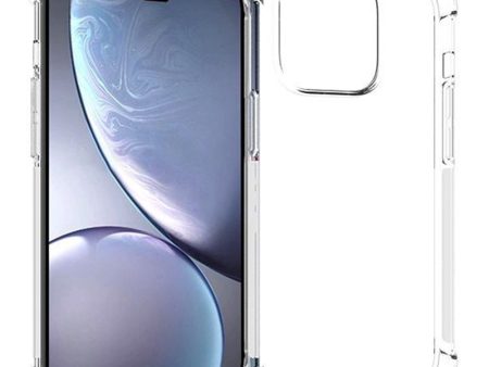 For iPhone 14 Pro 6.1 inch Thickened Corners Drop-proof TPU Cover Anti-slip Transparent Phone Case Online now