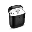 ICARER Cowhide Leather AirPods Case with Strap for Apple AirPods with Wireless Charging Case (2019)   AirPods with Charging Case (2019) (2016) on Sale