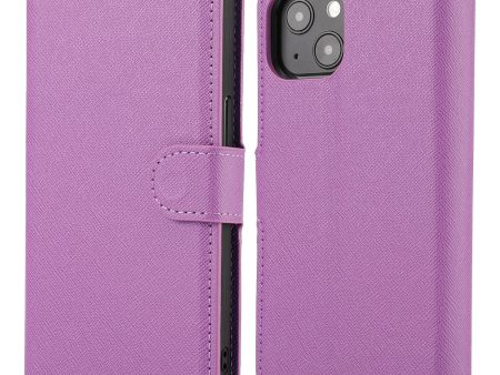 Cross Texture Detachable 2-in-1 Wallet Stand Leather Case TPU Phone Shell for iPhone 13 6.1 inch Supply