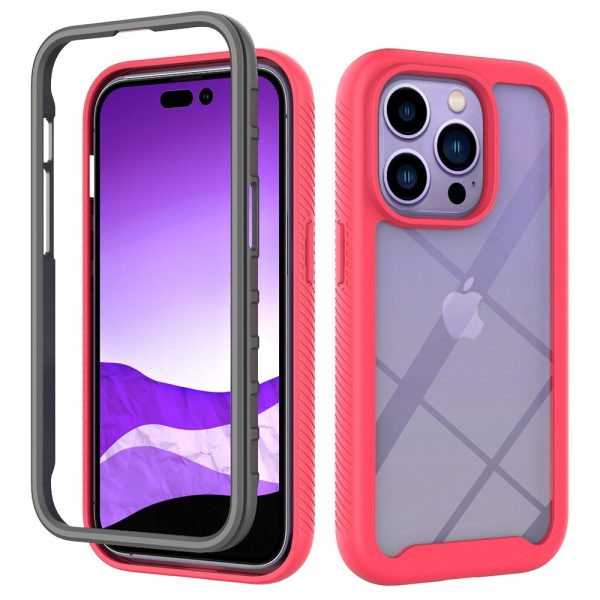 Drop-proof Hybrid Phone Case for iPhone 14 Pro 6.1 inch, TPU Frame PC + Acrylic Back Cover For Cheap