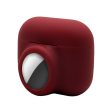 2-in-1 Silicone Protective Cover Case for Apple AirPods Pro AirTag Online now