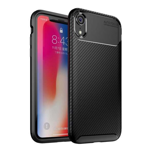 Beetle Series TPU Case for iPhone XR 6.1 inch Carbon Fiber TPU Shell Discount