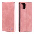 001 Series Auto-absorbed Skin-touch Feeling Leather Full-Protection Wallet Phone Case for iPhone 13 mini 5.4 inch Sale